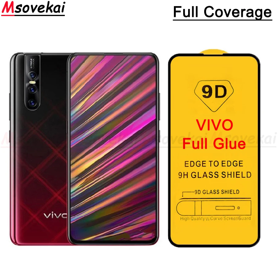 5D 9D полное клеевое закаленное стекло для VIVO V15 Pro V11 Y91i Y95 Y93 Y97 NEX двойной дисплей