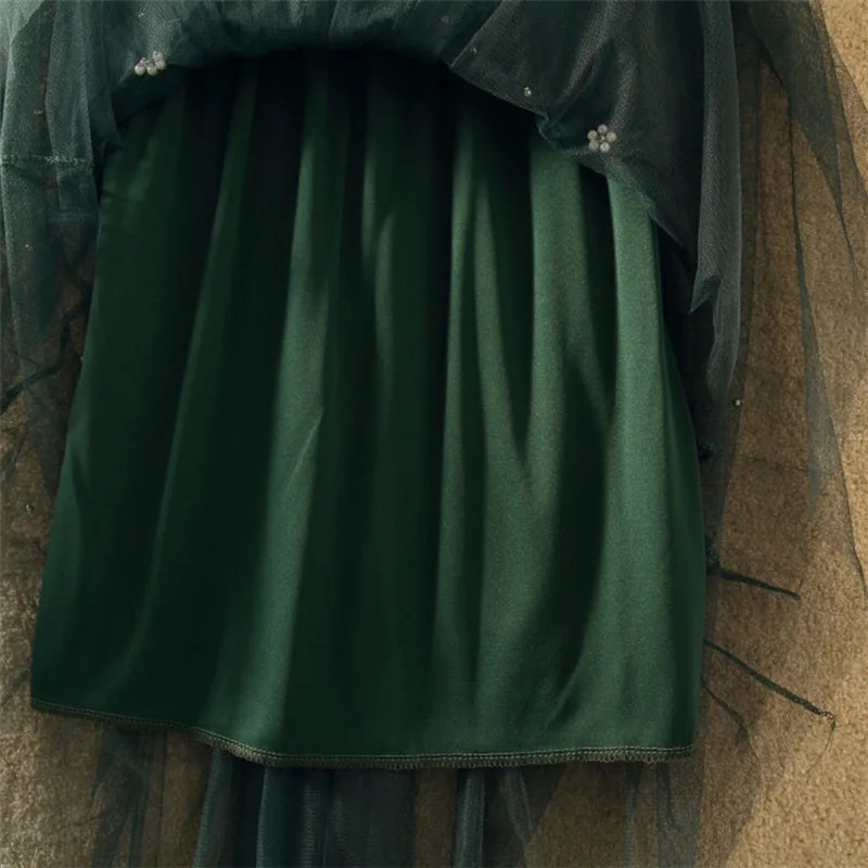 Женская фатиновая Юбка со звездами длинная юбка пачка складками макси Новинка