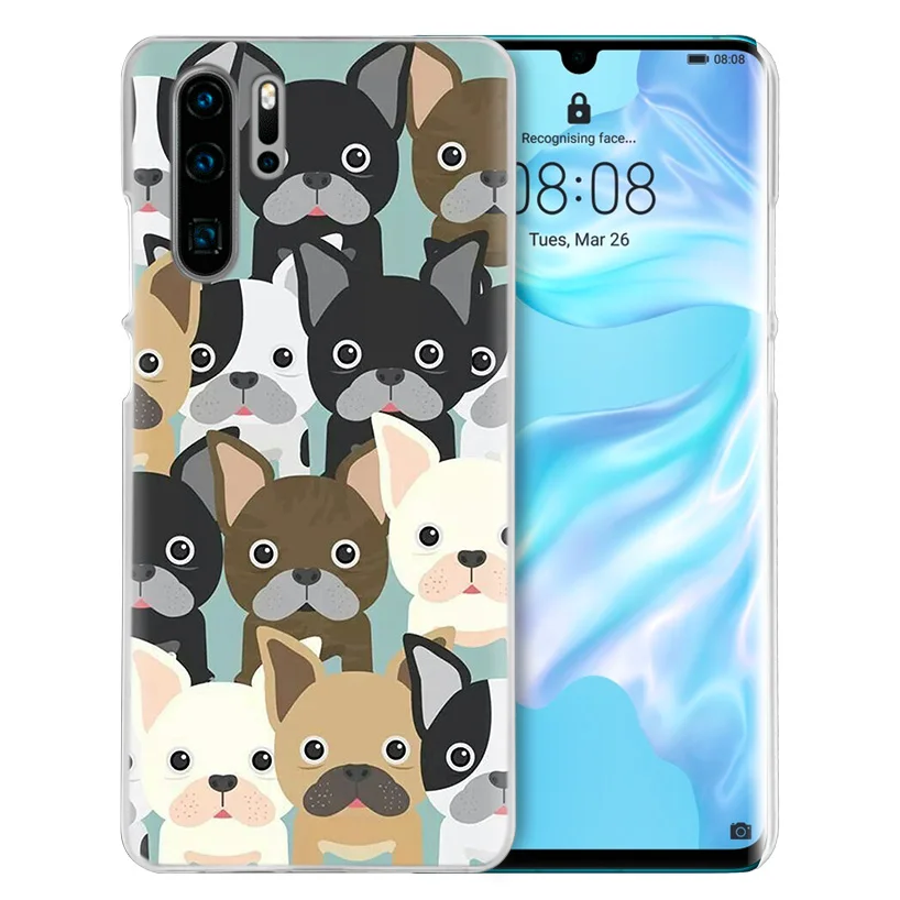 Чехол с французским бульдогом для huawei P20 P30 P Smart Nova 4 3i P10 P9 P8 mate 10 20 lite Pro Mini жесткий чехол для телефона из поликарбоната