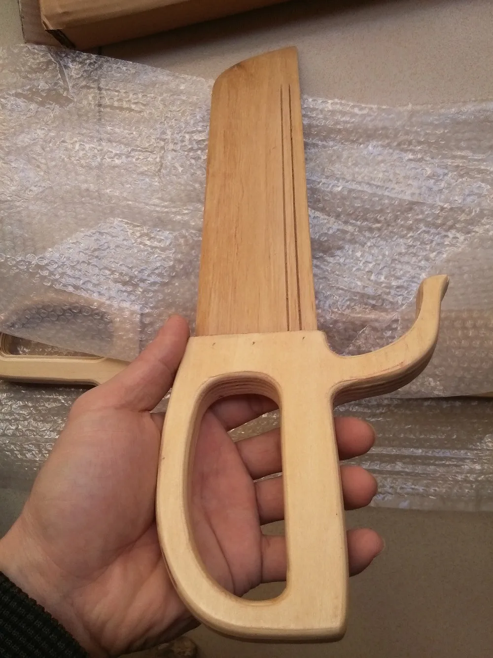 Китайские двойные Ножи Бабочки из натурального дерева в форме крыла Шунь Барт