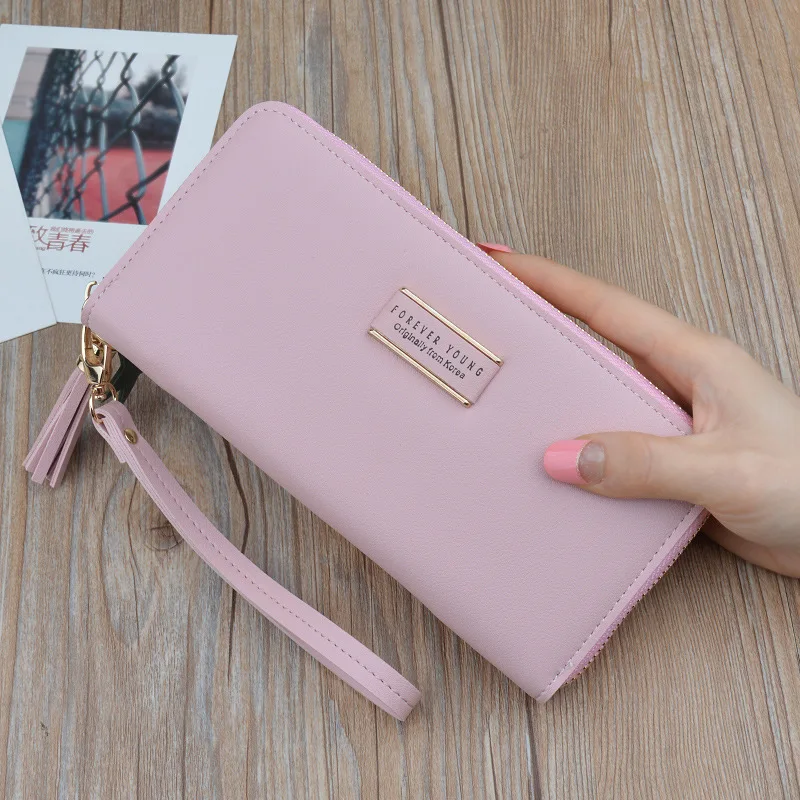 2019 New Ladies with Women Wallets Female Students Korean Version of The Tassel Zipper Multifunctional Long Capacity Money Clip | Багаж и