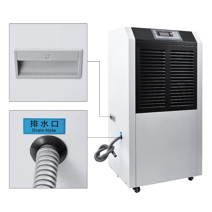 Промышленный осушитель воздуха DR-1382L подвальный склада мастерской для