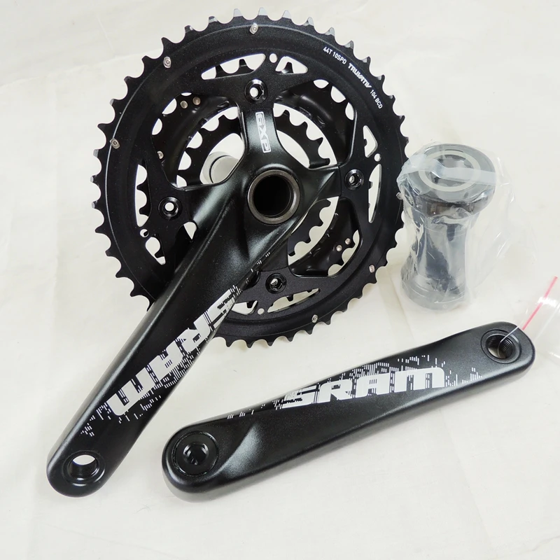 SRAM 10 скоростей 44 т, шатун для горного велосипеда 104BCD, S1000-10, зубчатая пластина, звездочки GXP, полый осевой объем воздуха