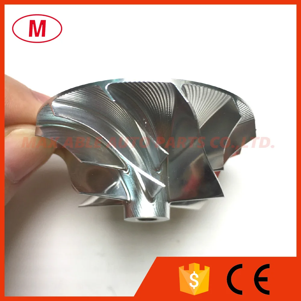 GT15-25 451584-0010 36 08/52 19 мм 6 + лезвий вперед турбо заготовка компрессор колеса/алюминий
