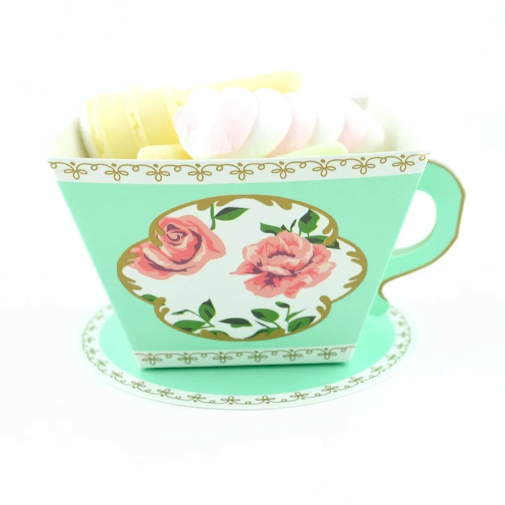 100 шт. мини чайник чашки творческий DIY десерт Кондитерские конфеты Коробки