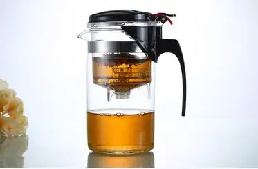1000ml Горячая Распродажа, термостойкие стеклянные чайные горшки, Чайник Пуэр, цветочный чайник, удобные офисные чайные наборы, посуда для напитков - Цвет: 1000ml