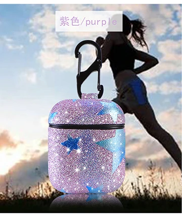 Purple Чехол для Airpods, защитный чехол s Для Air Pods, чехол для Apple Airpod, чехлы Erpods Irpods, Прямая поставка - Цвет: Purple