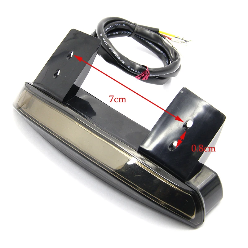 Задний фонарь для мотоцикла красный светодиод задний Harley Touring Sportster XL 883 1200 кафе |