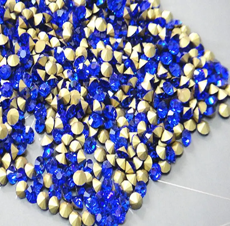 MHS.SUN свободные сапфировые синие острые Стразы с кристаллами стеклянные камни SS3