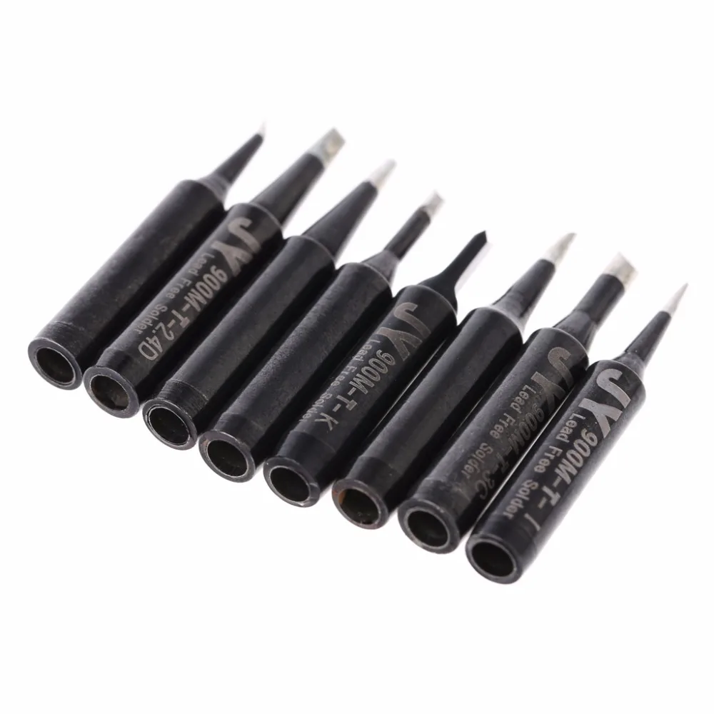 8 шт. бессвинцовые наконечники паяльника 900M-T для Hakko 936 SAIKE 909D 852 936d#1A30955