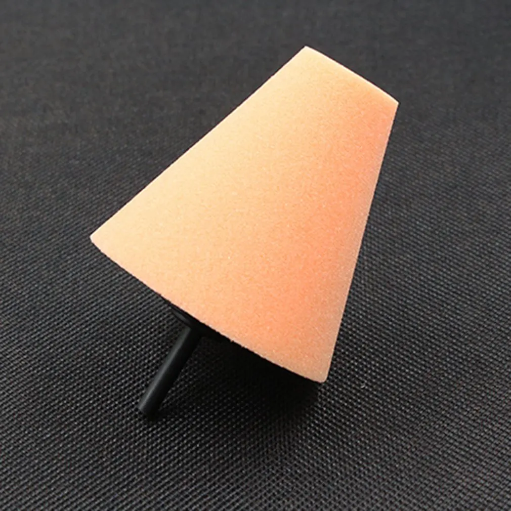 Automotive Foam Sponge Polishing Cone Shaped Buffing Pads For Car Wheel Hub Care Burnishing Metal Pad Soft Type Drop Shipping |