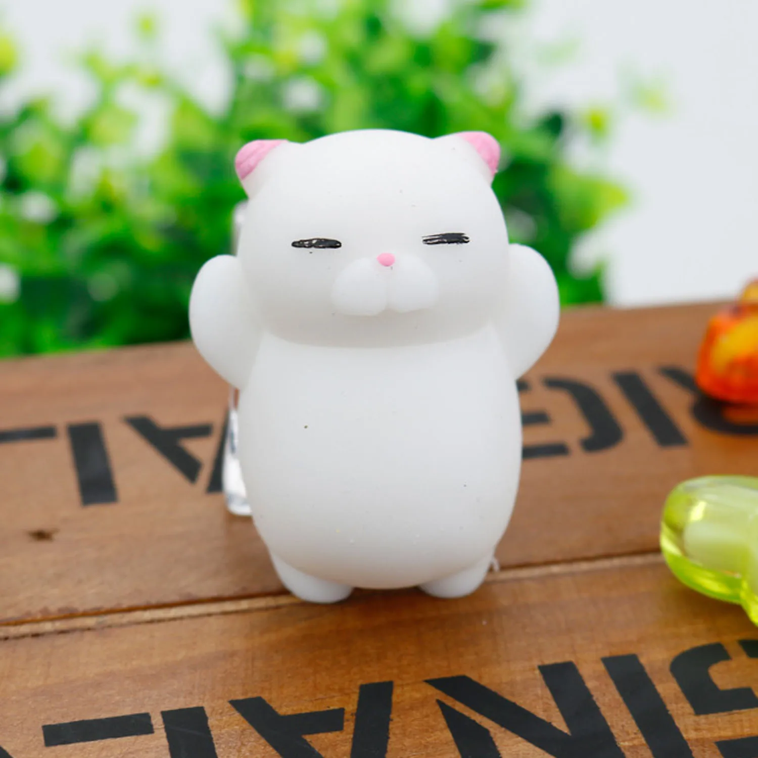Besegad 3 шт. милые мягкие игрушки с мультяшным котом TPR Mochi для детей и взрослых