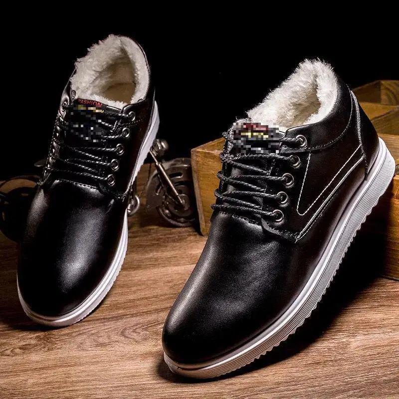 Новинка 2017 года Мужская обувь для отдыха теплые трендовые ботинки | Обувь