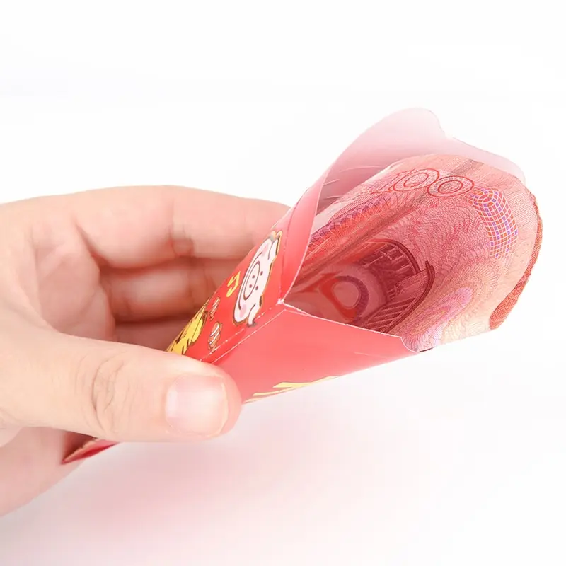 

6pcs/Set Tradition Hongbao Year Red Lucky Money Bag Chinese Red Animal Envelope Fill In MoneyEnvelope Gift