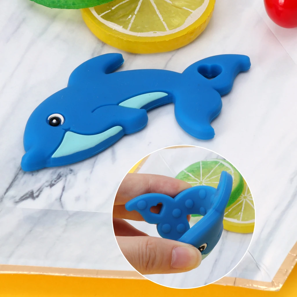 Детские Силиконовые Дельфин кроватки сенсорные игрушки DIY кормящих Аксессуары