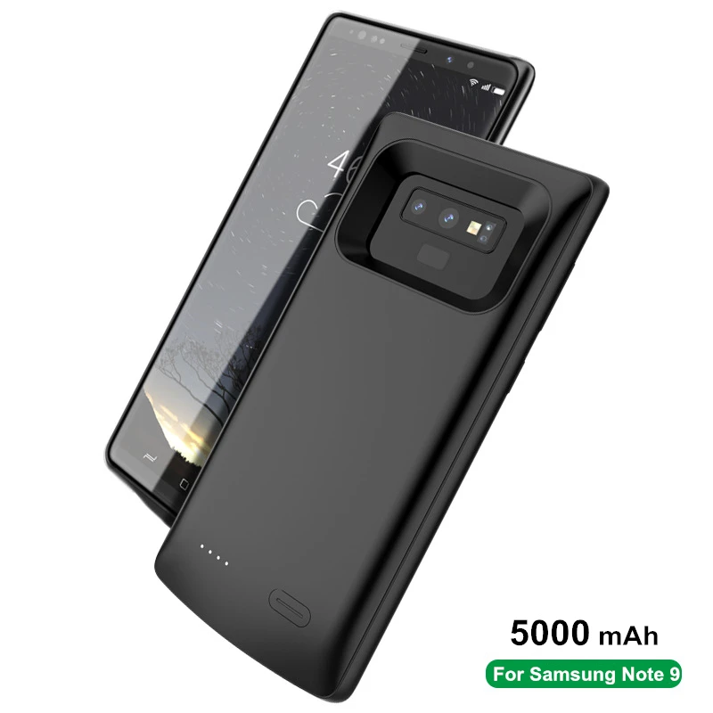 5000 мАч Power Bank чехол для Samsung Galaxy Note 9 зарядное устройство портативный банк