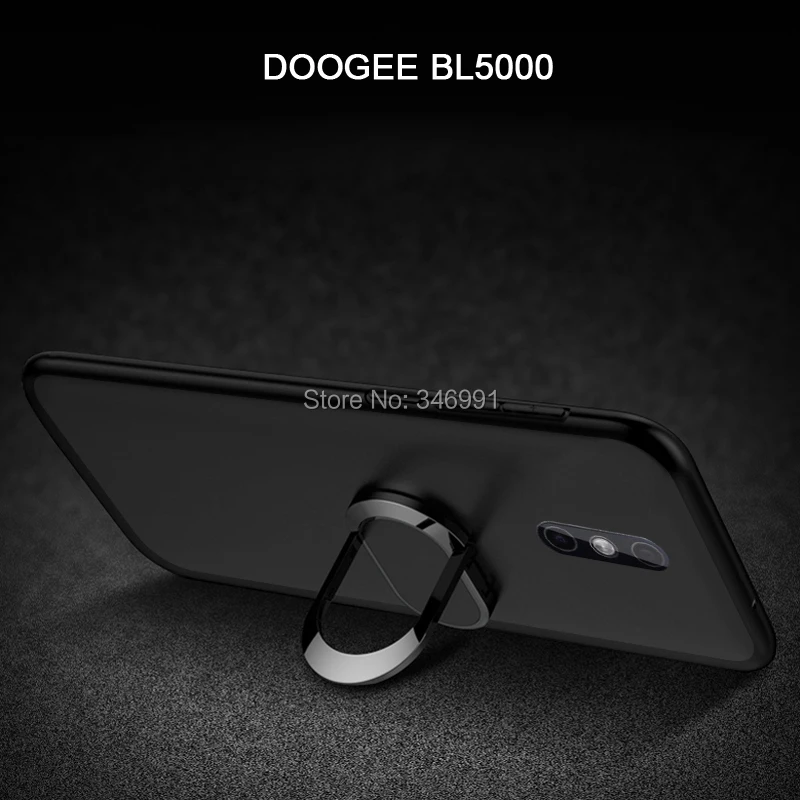 Чехол DOOGEE BL5000 роскошный 5 дюймовый Мягкий Черный силиконовый магнитный