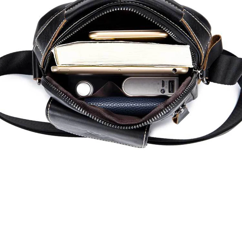 Известный бренд дизайнерские мужские сумки первый слой кожи сумка на плечо