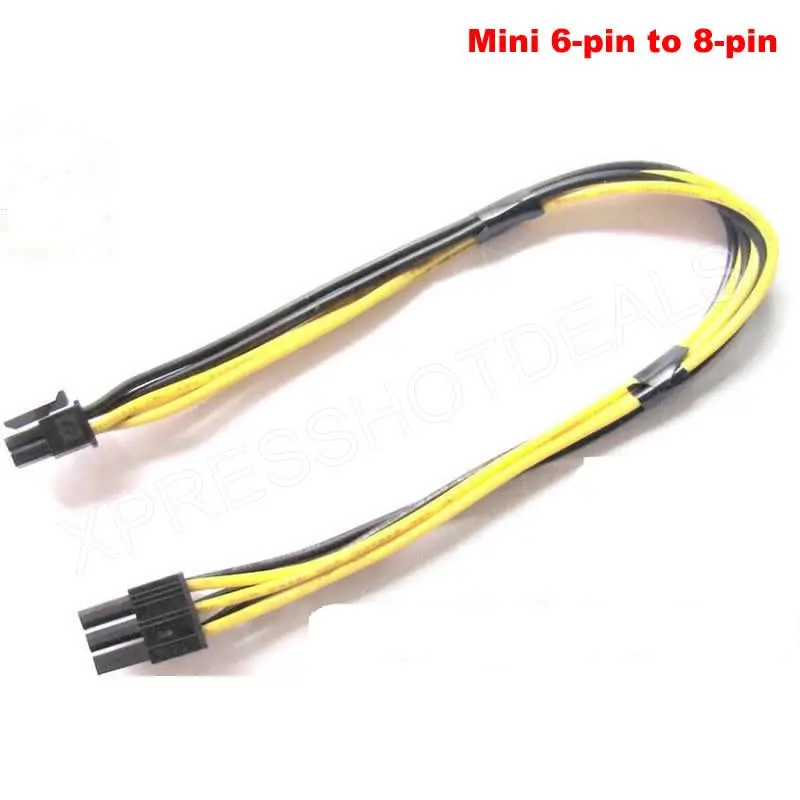 Кабель питания Mini 6pin на 8pin PCIe PCI-e для видеокарты Apple Power Mac G5 | Компьютеры и офис