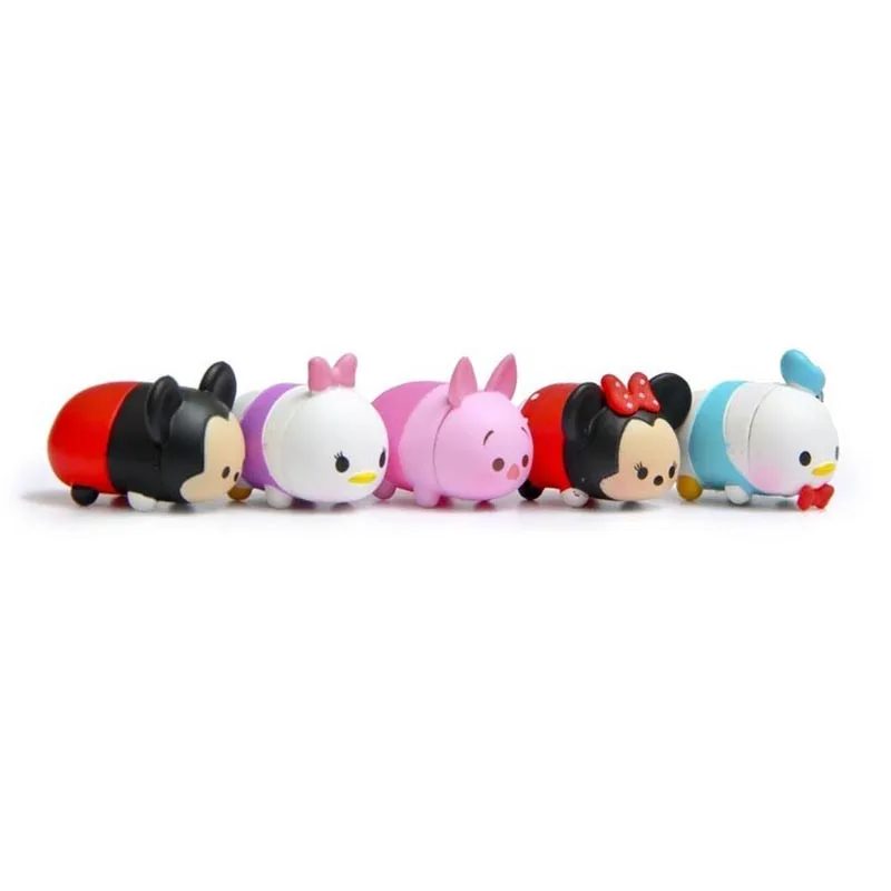 10 шт./лот 3 8 см Tsum Дональд Микки Винни утка игрушки милый эльф кукла купальные для