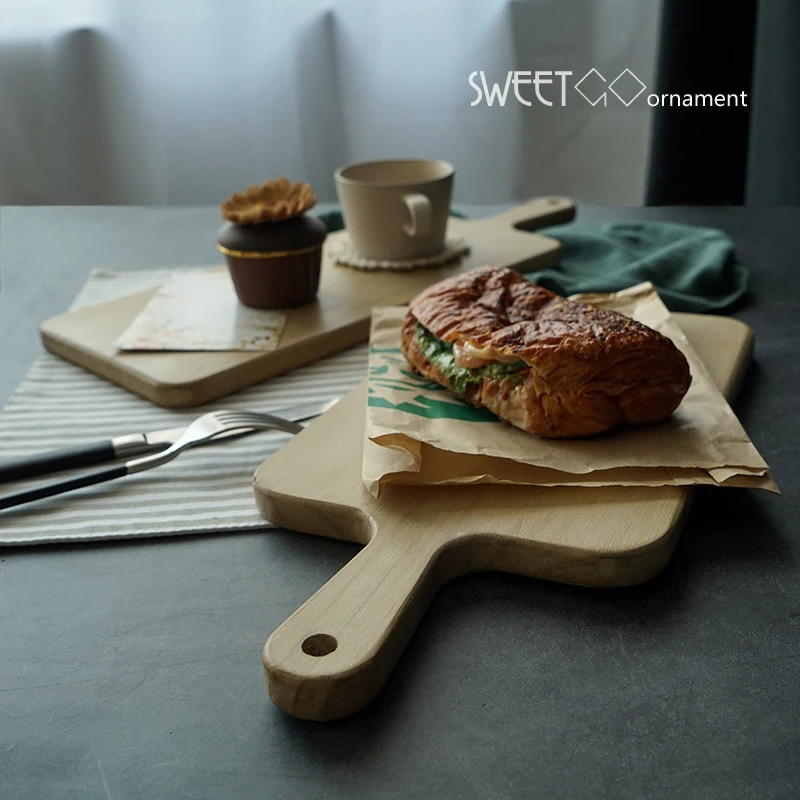 Vintage Wood Bread Tray Cupcake Cake Stands for Wedding Birthday Home Party Decoration Baking Coffee Shop Display Plates | Дом и сад