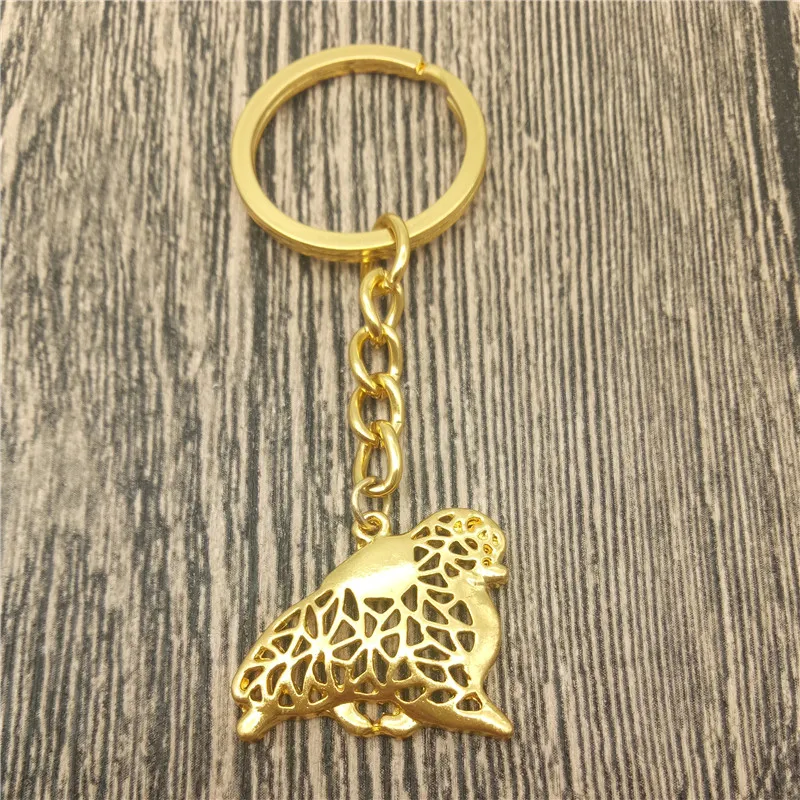 

Pomeranian Key Chains Fashion Pet Dog Jewellery Pomeranian Car Keychain Bag Keyring For Women Men