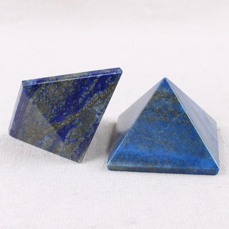 

1pc Crystal Pyramid 6 Style Healing Chakra Stone Home Decoration Natural Pink Crystal Obsidian Stone Jewelry Accessories 2-2.5cm