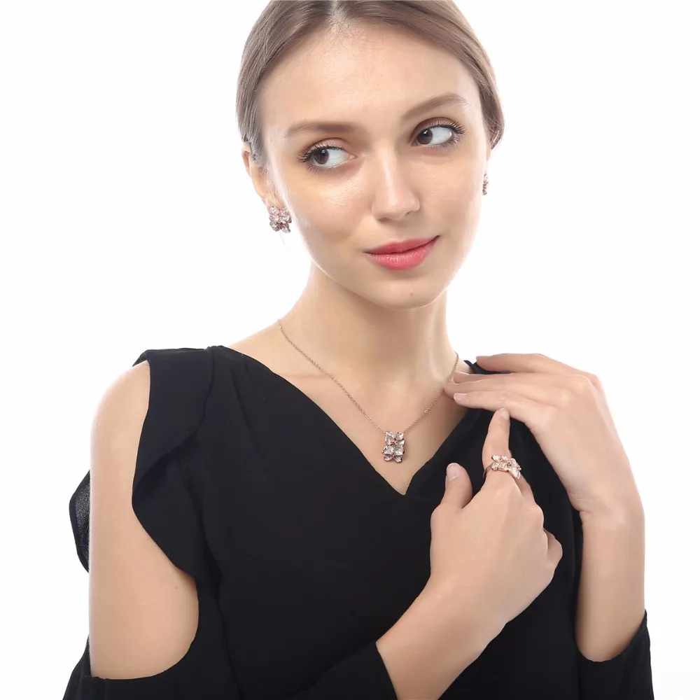 2019 сезон новое ожерелье серьги кольцо ювелирные наборы модные брендовые