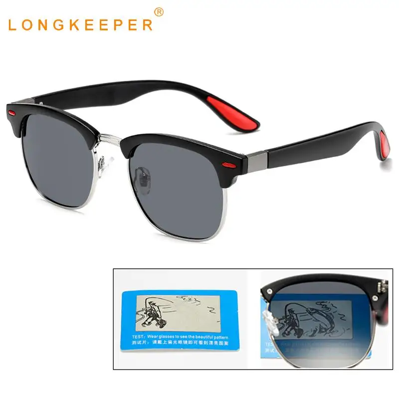 Солнцезащитные очки унисекс поляризационные Полуободковые для вождения