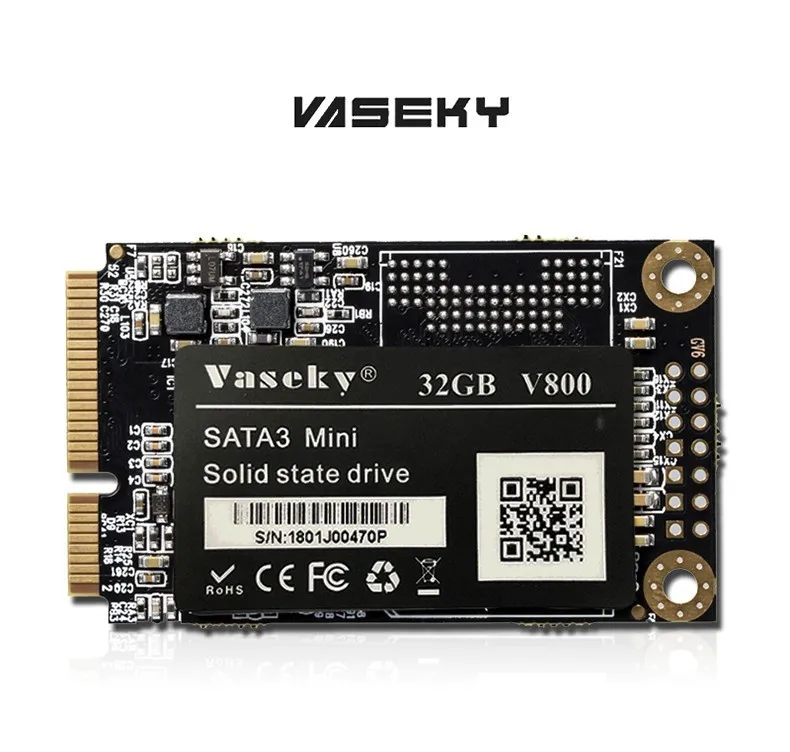 Vaseky Msata SSD 1,8 дюймовый жесткий диск для компьютера 120 ГБ 256 ГБ SSD для ноутбука Sata3 Мини Внутренние твердотельные диски ноутбук 64 ГБ 32 ГБ
