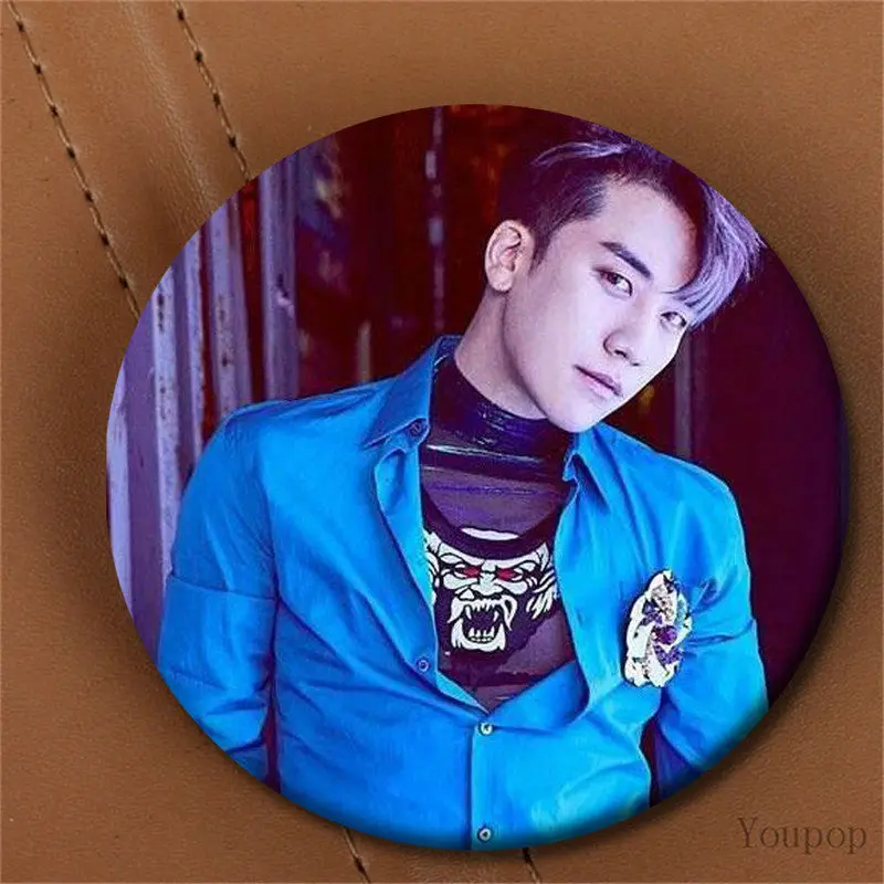 XZ1145 Youpop Kpop корейский Bigbang GD Топ сделал полный альбом последний танец FXXK это девушка булавки значок аксессуары Броши - Окраска металла: XZ1145
