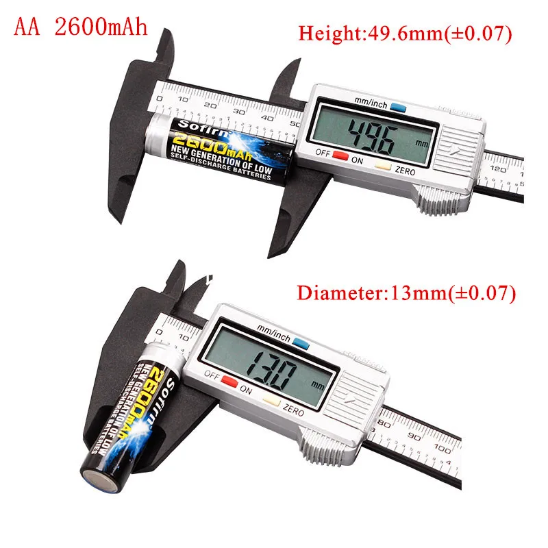 Sofirn 8 комплектов аккумуляторов, включая 4 шт. AA 2600mAh и 4 шт. AAA 1100mAh Ni-MH аккумуляторные батареи