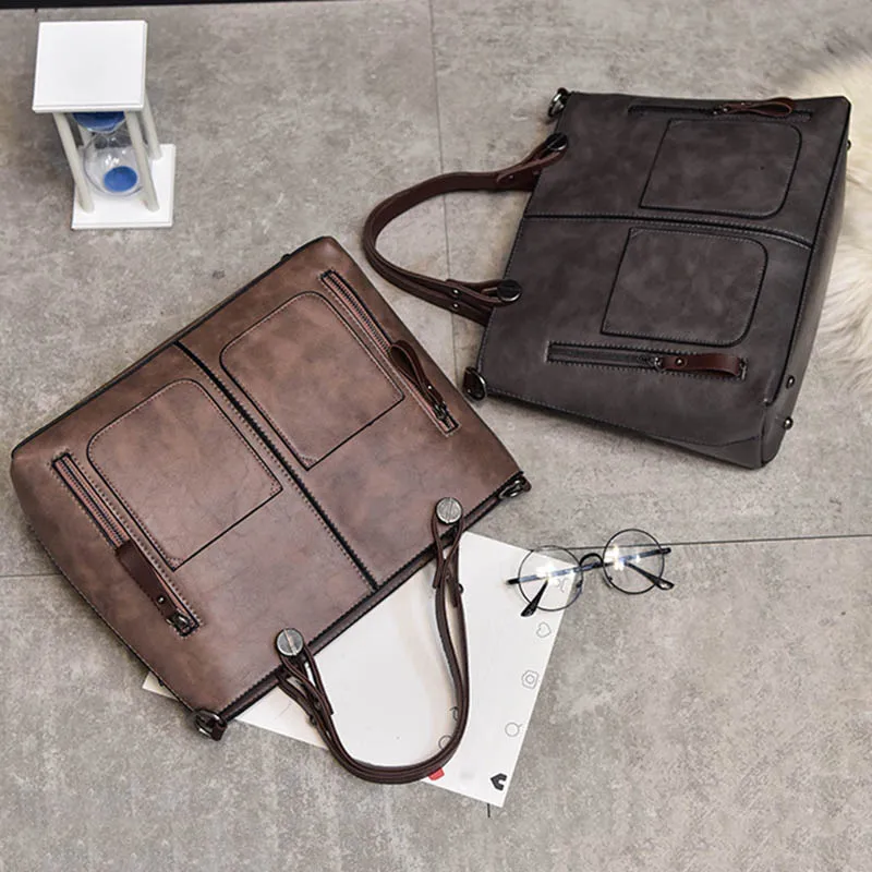 1 шт. Женская сумка через плечо большой емкости винтажная для мобильных телефонов