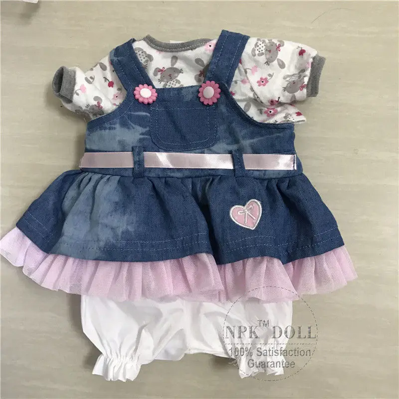 18 дюймов Рождественский Reborn Baby Doll Одежда Лидер продаж 45 см Reborn Baby Doll детская одежда лучшая кукла аксессуары для детей