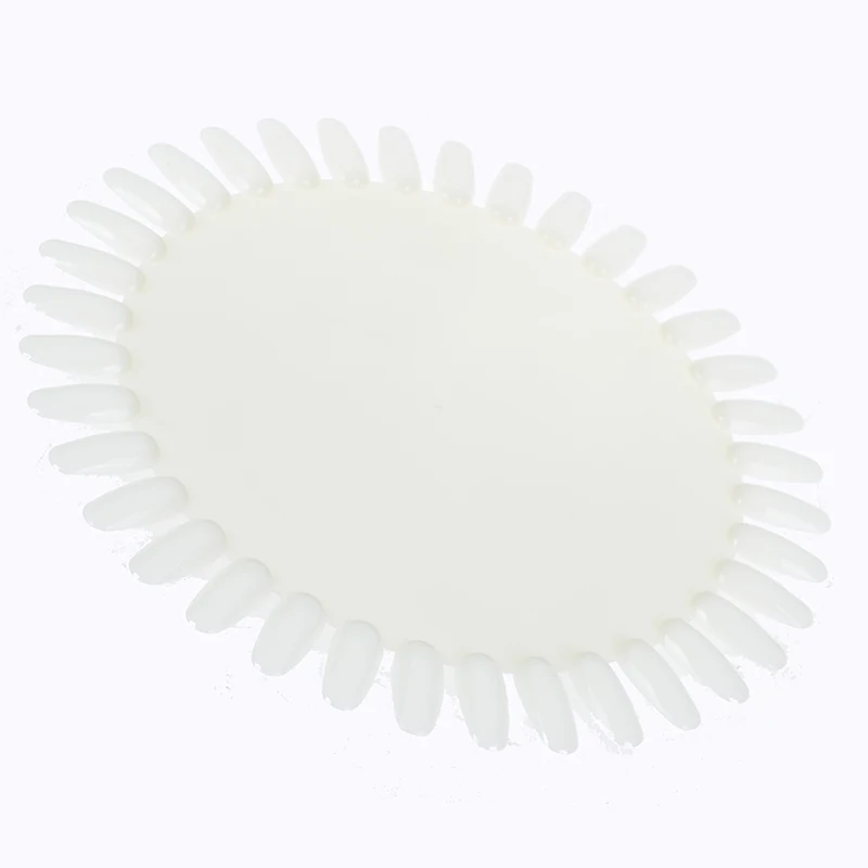 36 подсказок ложный дизайн ногтей дисплей белый акриловый цвет карта практика