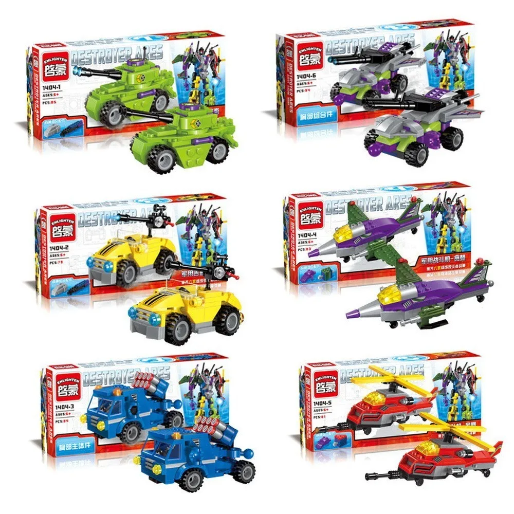 Enlighte 8 в 1 строительные блоки Разрушитель деформируется образования