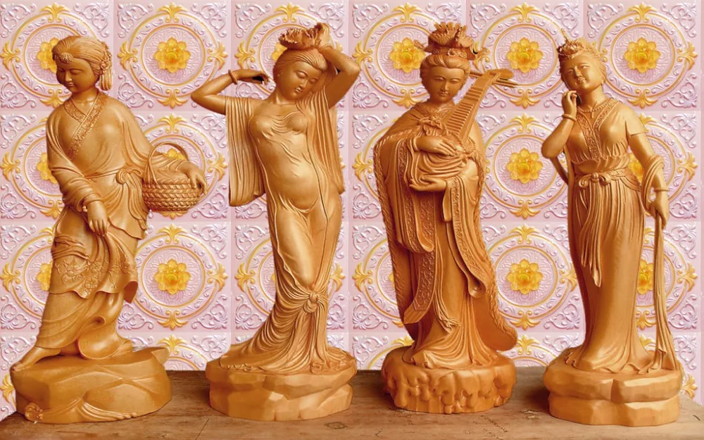 Занавески 3D занавески модные индивидуальные красота статуя фото размер на заказ