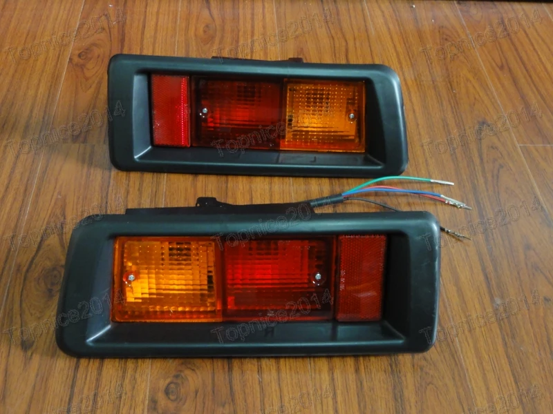 

1Pair Rear Tail Bumper Fog Lights Lamps For Toyota Landcruiser Prado FJ90 1997-1999