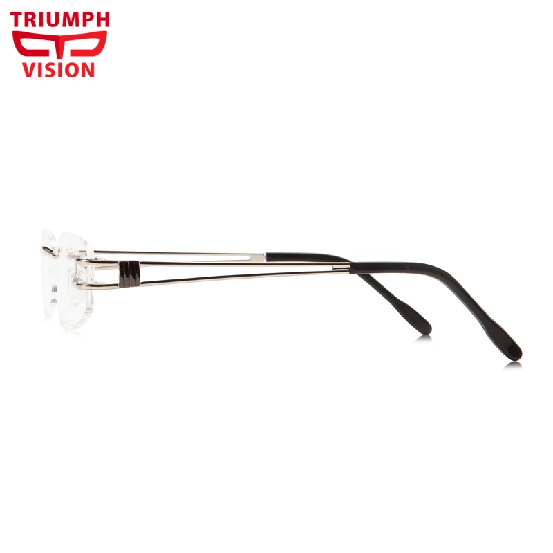 TRIUMPH VISION оправа без оправы очки по рецепту женские фотохромные для близорукости