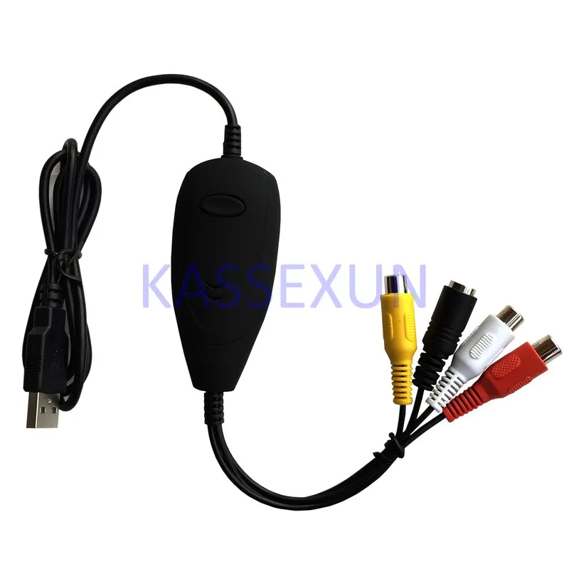 Кабель для видеосъемки с ключом любой аналоговой RCA входа на ПК работает Windows 7 8 10