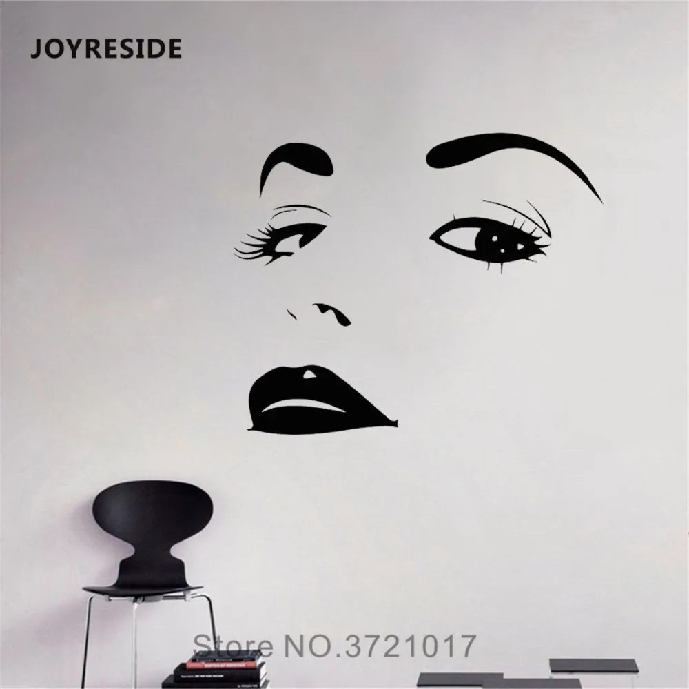Виниловые Переводные картинки для бровей Joylive девочек салонов красоты гостиной
