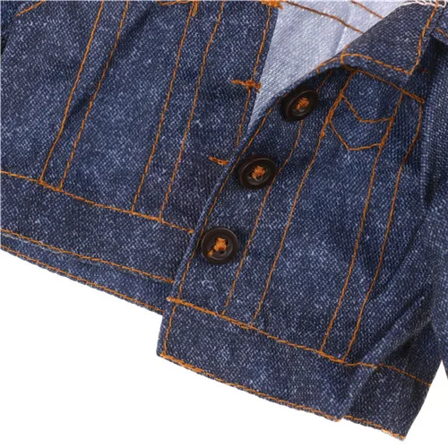 Высококачественный лучший подарок новая джинсовая одежда 7*18*3 см зимнее пальто