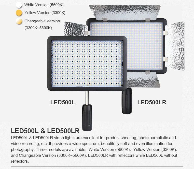 Godox 3x500 светодиодный 3300-5600K двухцветный беспроводной дистанционный видео светильник ing Kit светодиодный 500LRC+ 2 м подставка+ стрела+ сумка для переноски