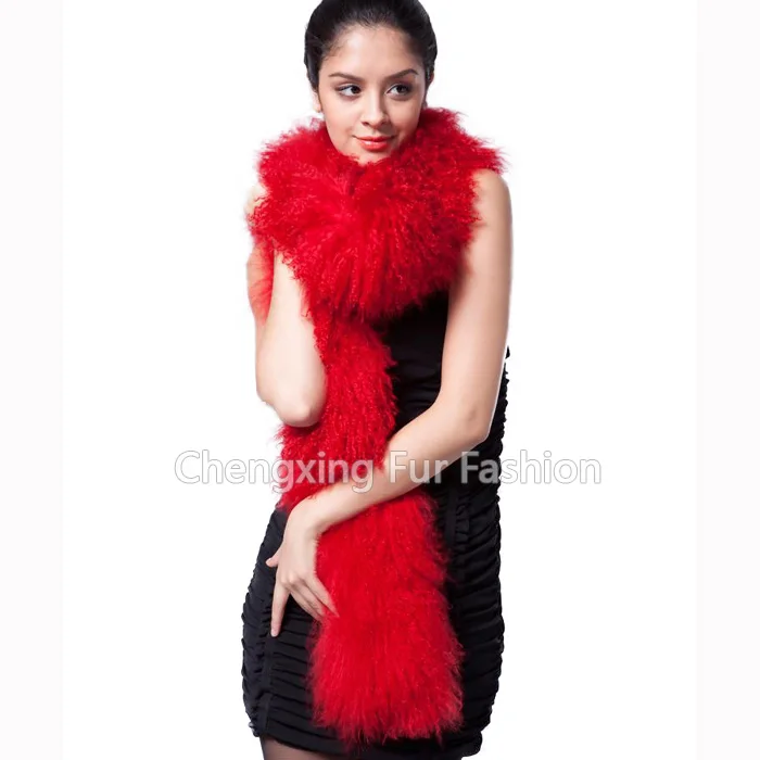 CX S 108 новейший продукт настоящий монгольский мех ягненка Боа пушистый толстый