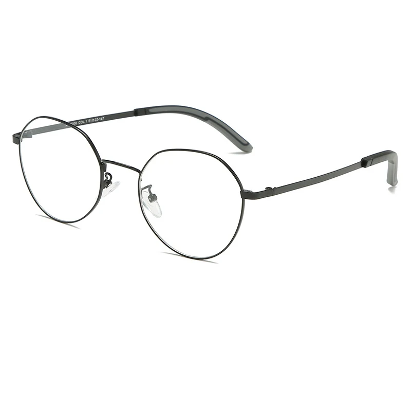 

New metal fashion glasses frame irregular personality full frame retro flat mirror can be equipped with myopia glasses frame.