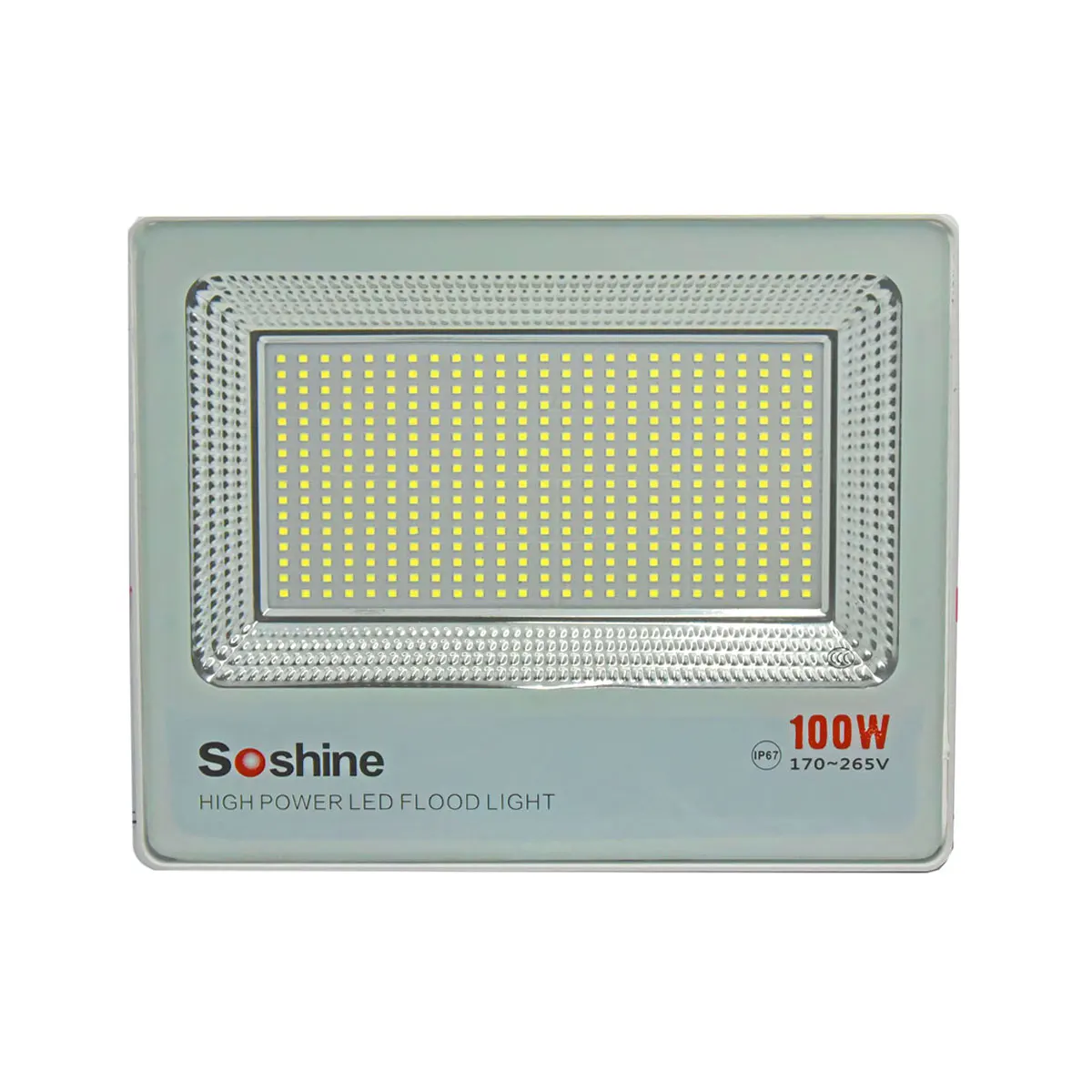 Soshine 100 Вт Высокая мощность светодиодный прожектор Наружный свет: IP67 8000LM 85%