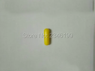 1000 шт./лот желтые пустые капсульные ракушки раздельные многоразовые контейнеры 0