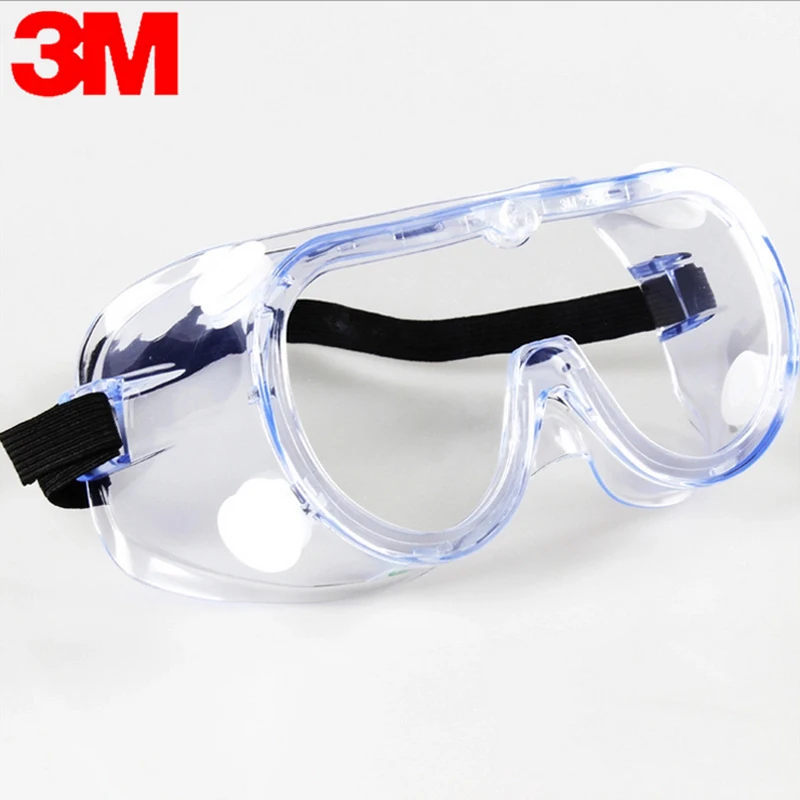 

3M1621AF Anti-Impact Anti chemical splash WindProof Safety Goggle Glasses Economy clear Anti-Fog Lens Work Labor Eye Protection