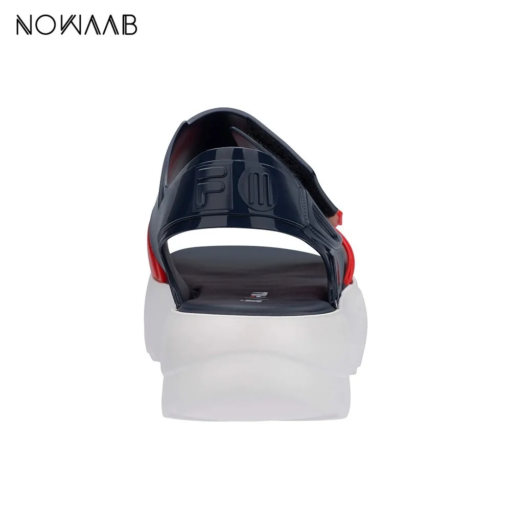 Melissa/Оригинальные сандалии; Новинка года; женские сандалии на плоской подошве; Melissa Adulto; обувь для женщин; прозрачные сандалии; женская прозрачная обувь на нескользящей подошве