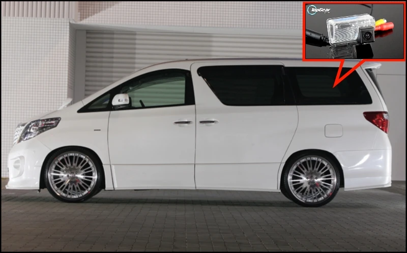 Автомобильная камера для TOYOTA Alphard/Vellfire, высокое качество, камера заднего вида для PAL/NTSC для настройки автомобиля | функция CCD+ RCA